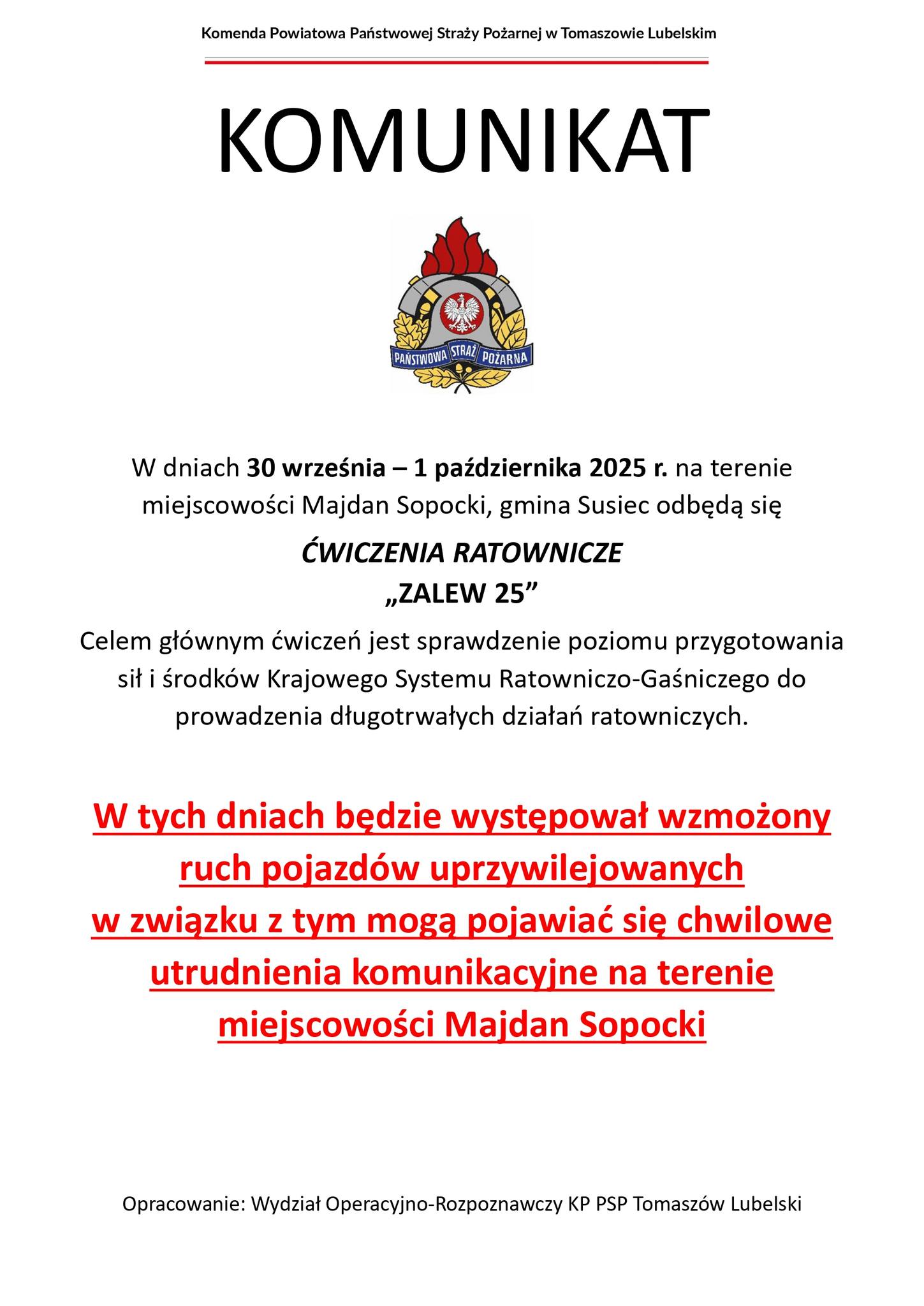 2025 cwiczenia zalew